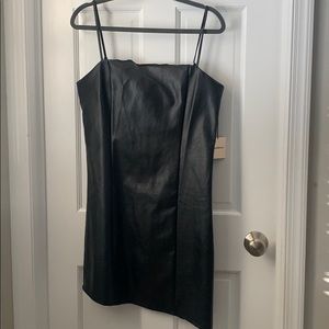 Superdown Faux Leather Mini dress